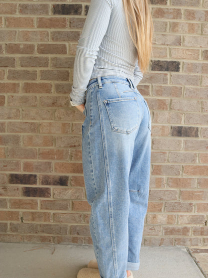 Risen Barrel Jeans
