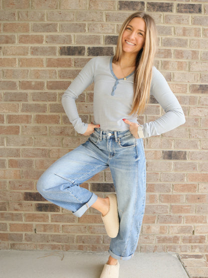 Risen Barrel Jeans